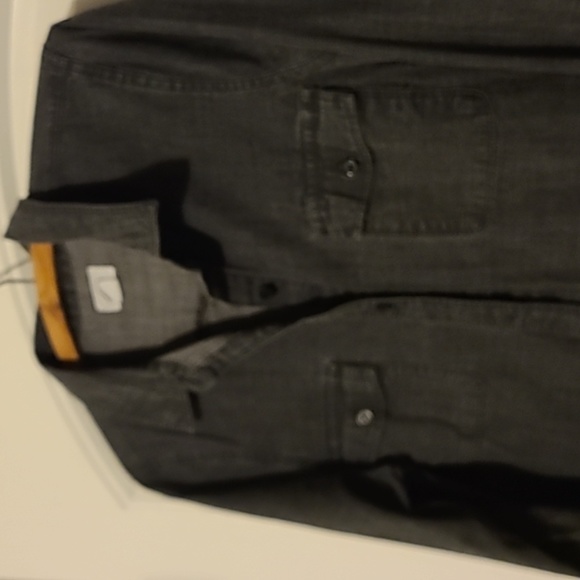 OLD NAVY lightweight black denim top - Picture 2 of 5